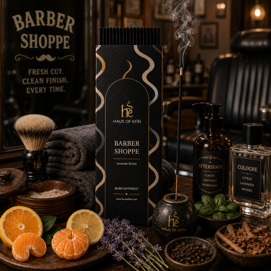 Barber Shoppe – Bergamot Oakmoss Cedarwood Incense Sticks