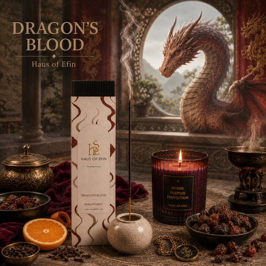 Dragon's Blood – Amber Patchouli Resin Incense Sticks