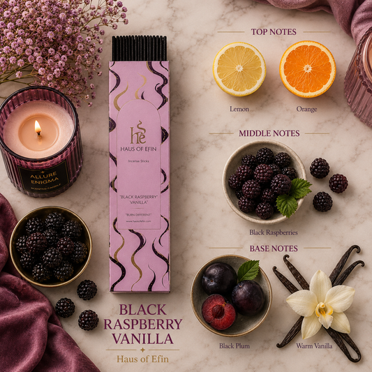 Black Raspberry Vanilla – Black Raspberry Plum Vanilla Incense Sticks