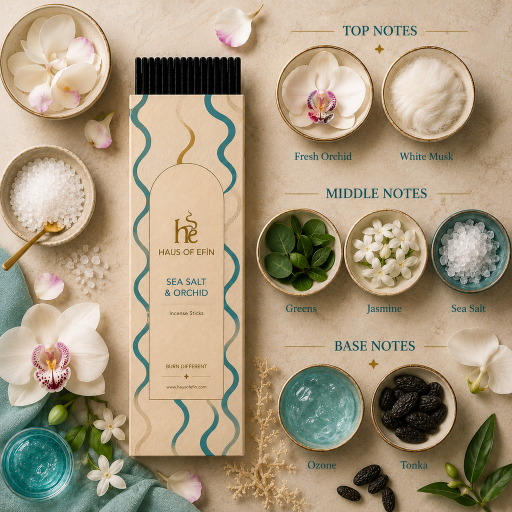 Sea Salt & Orchid Incense Sticks
