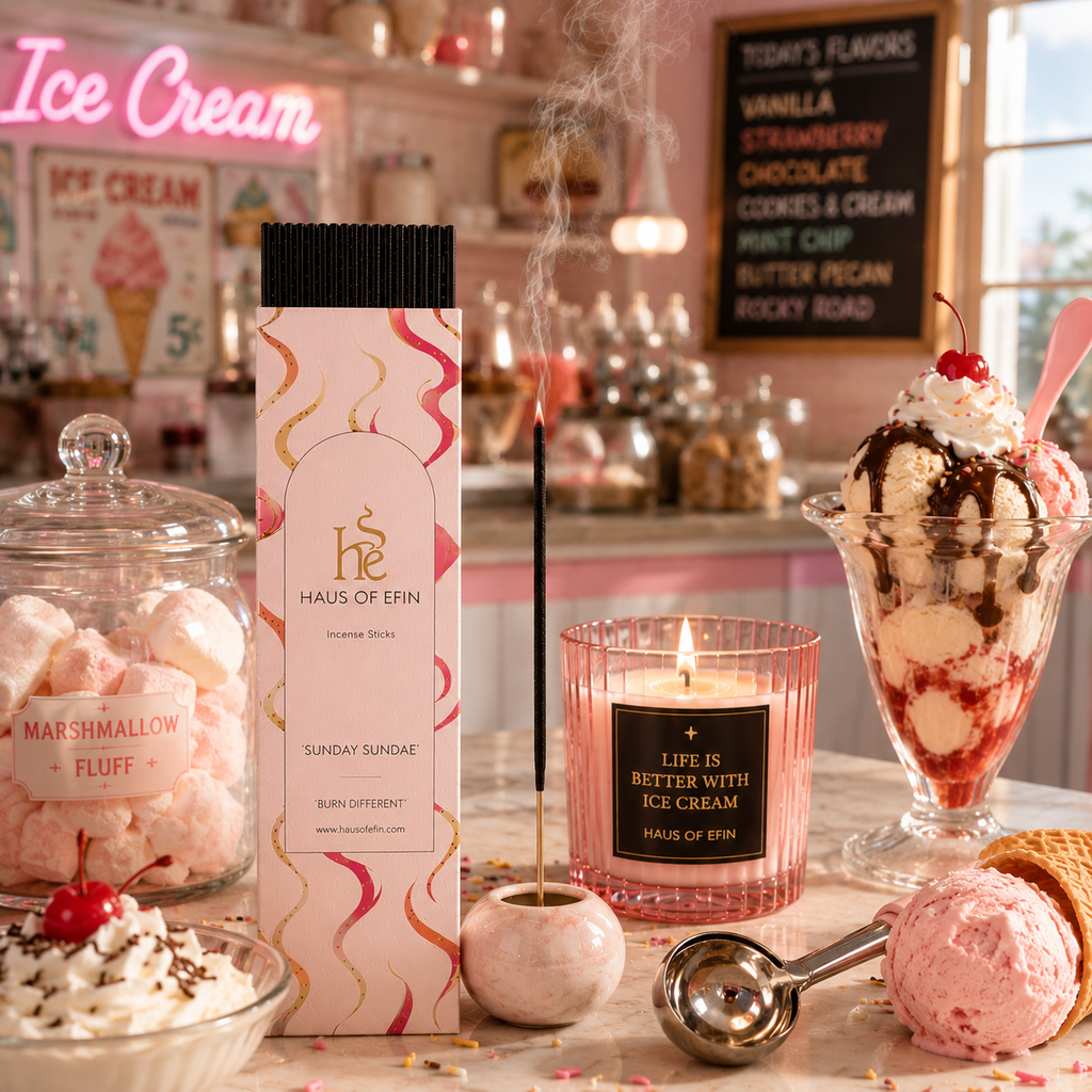 Sunday Sundae- Vanilla Waffle Cone Incense Sticks