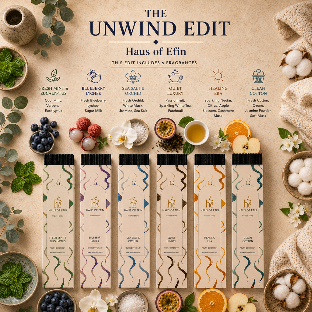 The Unwind Edit – Premium Spa & Wellness Incense Collection