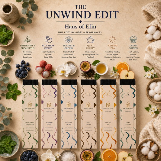 The Unwind Edit – Premium Spa & Wellness Incense Collection