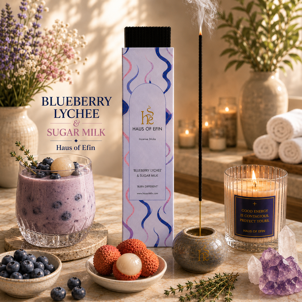 Blueberry Lychee and Sugar Milk Incense Sticks
