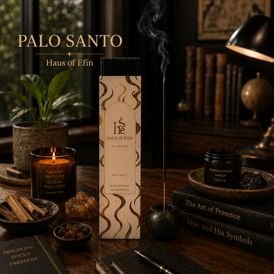 Palo Santo Calm- Cedarwood Amber Palo Santo Smoke Earth Cashmere Incense Sticks