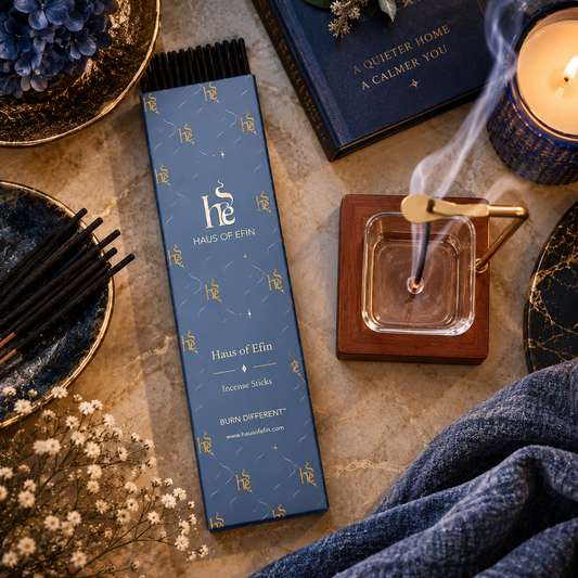 Burn Different – Luxury Glass & Sandalwood Incense Holder