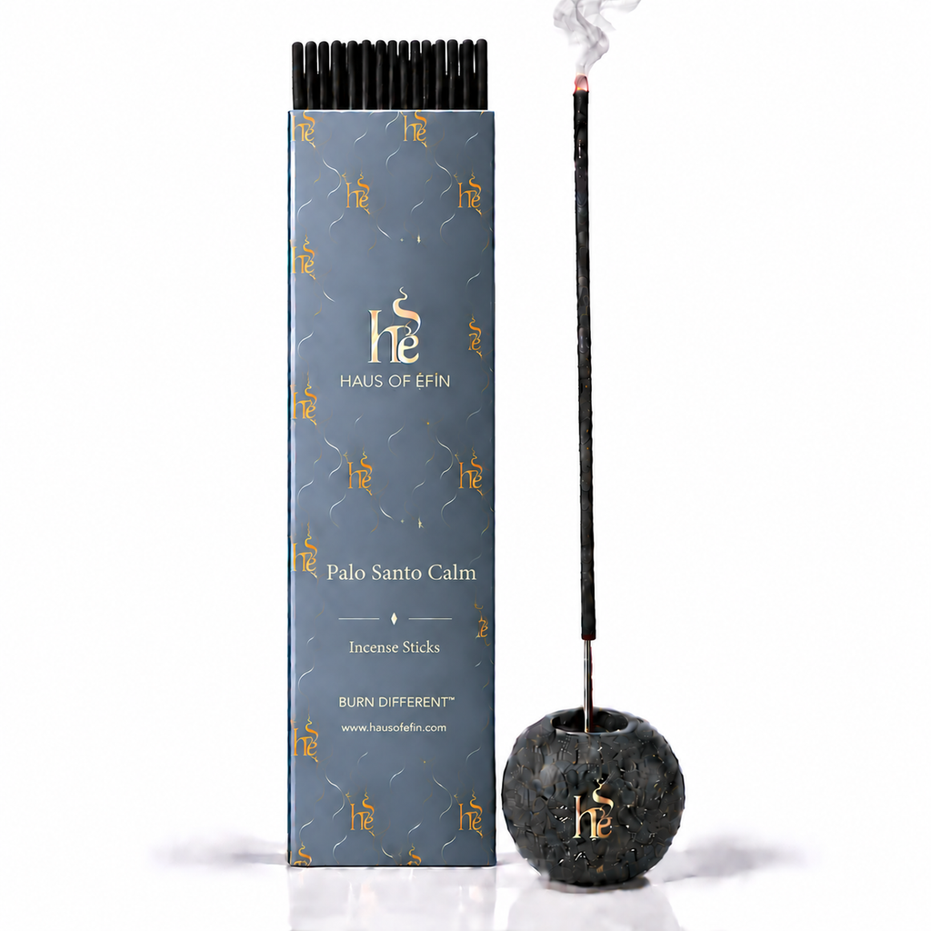Palo Santo Calm- Cedarwood Amber Palo Santo Smoke Earth Cashmere Incense Sticks