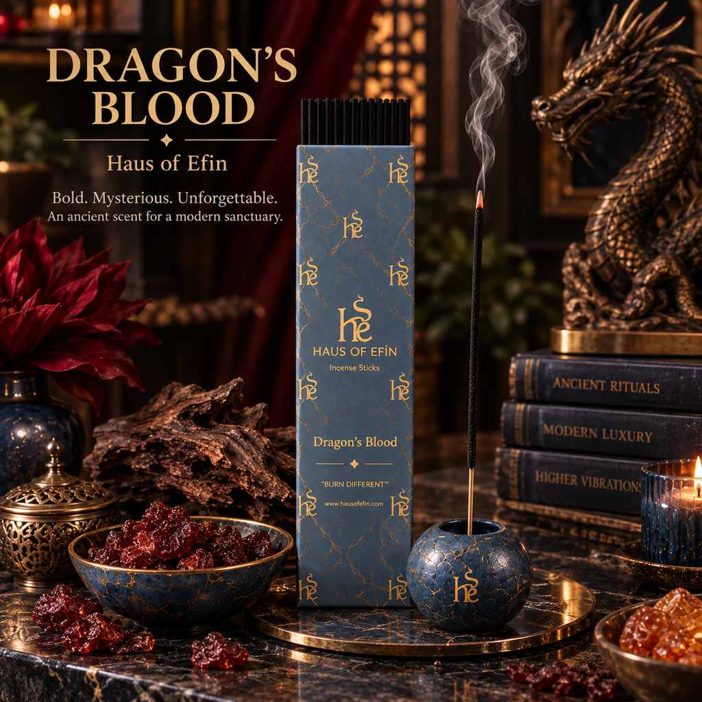 Dragon's Blood – Amber Patchouli Resin Incense Sticks