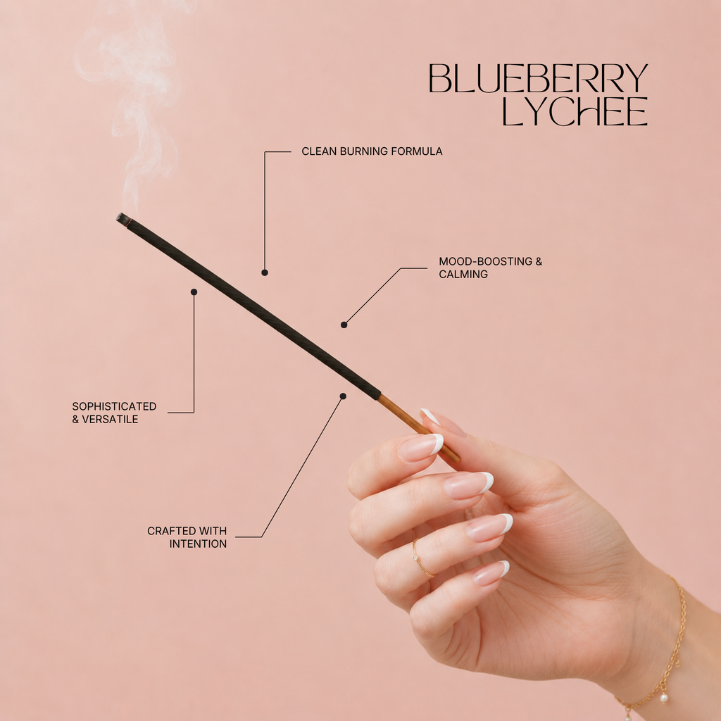 Blueberry Lychee and Sugar Milk Incense Sticks
