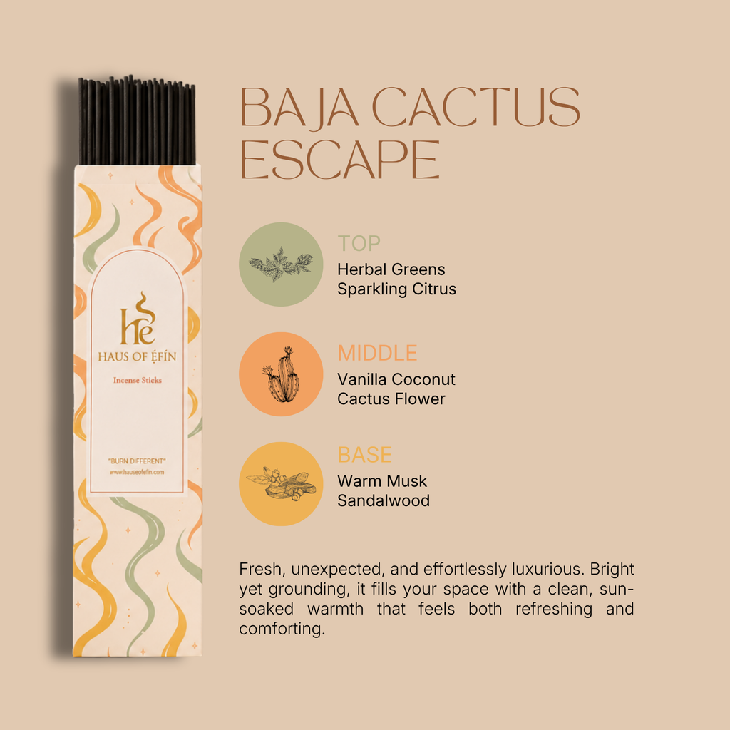 Baja Cactus Escape Incense Sticks