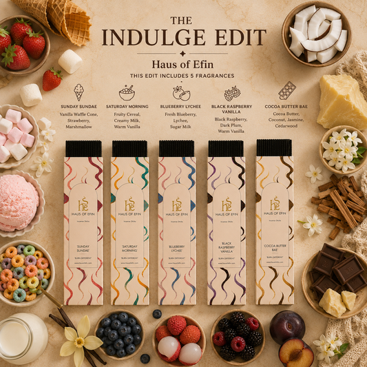 The Indulge Edit – Premium Gourmand Incense Collection